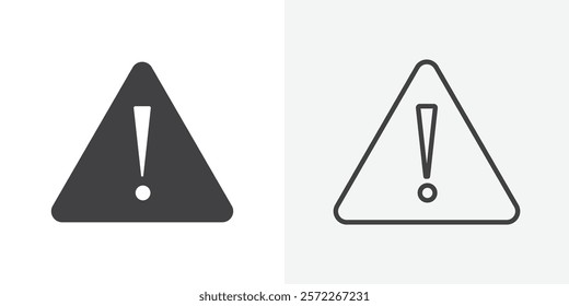 Risk icons. flat and line style set