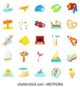 Risk icons set. Cartoon set of 25 risk icons for web isolated on white background