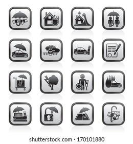 risk icons - vector icon set