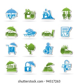 risk icons - vector icon set