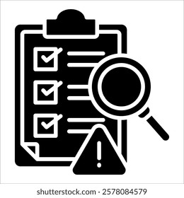 Risk Identification Icon Element For Design