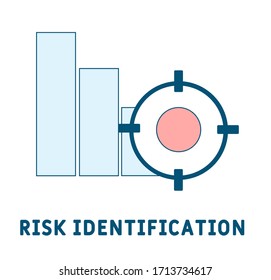 Risk Identification icon. Suitable for use on web apps, mobile apps and print media.