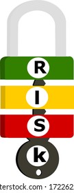 Risk keys.Key of success.Prevent risk.
