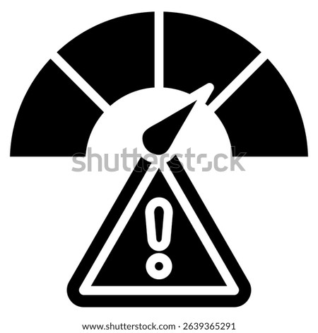 Risk Level Icon Element For Design