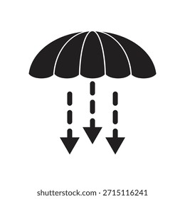 Conceito de gestão de riscos. Design de ilustração gráfica vetorial.