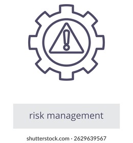 Risk Management Element For Design Graphic