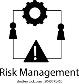 Risk Management Framework People Hazards Technology Stock Vector ...