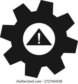Icono de gestión de riesgos. Icono de análisis de riesgo   