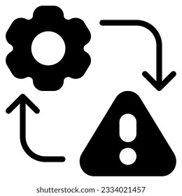 Risk Management Icon can be used for uiux, web, app, infographic, etc
