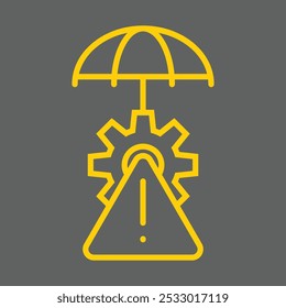 Risk Management icon design for personal commercial use