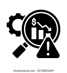 Risk Management Icon Element For Design