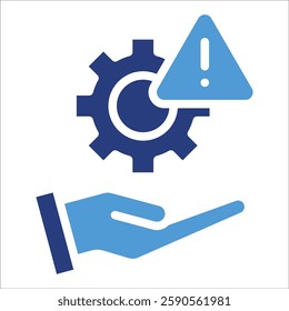 Risk Management Icon Element For Design