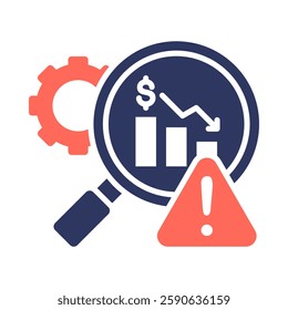 Risk Management Icon Element For Design