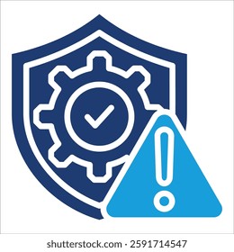 Risk Management Icon Element For Design