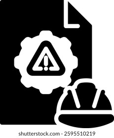 Risk Management Icon Element For Design