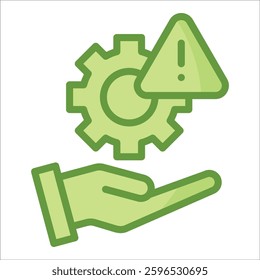 Risk Management Icon Element For Design