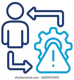 Risk Management Icon Element For Design
