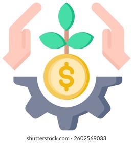 Risk Management Icon Element For Design And Vector