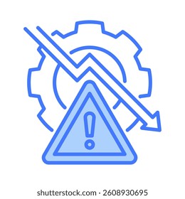 Risk Management Icon Element for Design
