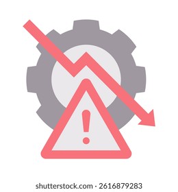 Risk Management Icon Element for Design
