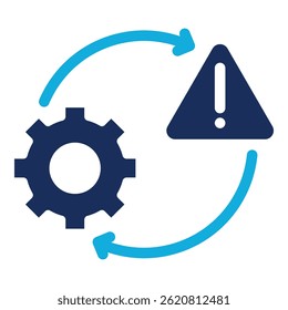 Risk Management Icon Element For Design