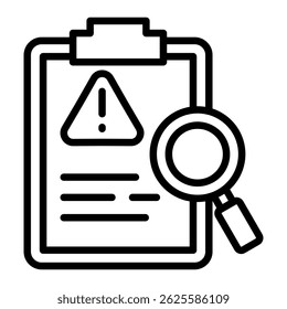 Icono de gestión de riesgos para el diseño