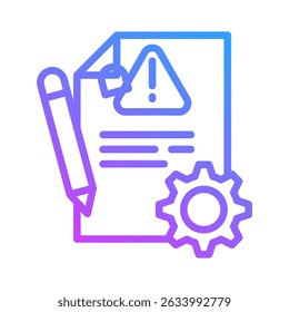 Risikomanagement-Symbolelement für Design