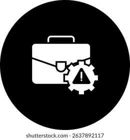 Risk Management Icon Element For Design