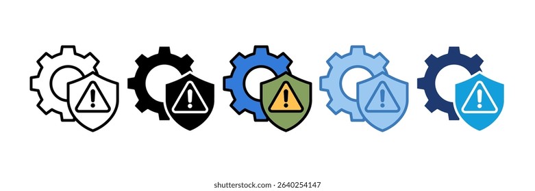Risk Management Icon Element For Design
