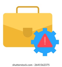 Risk Management Icon Element For Design