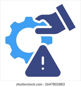 Risk Management Icon Element For Design