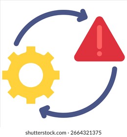Icono de gestión de riesgos para el diseño
