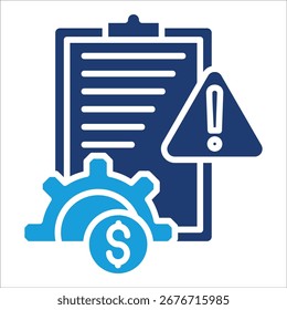 Elemento Ícone De Gerenciamento De Riscos Para Projeto