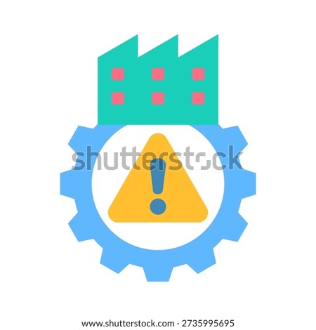 Risk Management Icon - Flat Color Icons For Accounting and Business