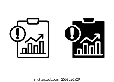 Risk management icon set. Contains icons of risk, graph, umbrella, process, project, warning, protection, safety. Simple line vector.