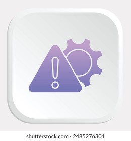 Risk Management Icon - Strategies and Processes to Identify, Assess, and Mitigate Risks