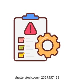 Risk Management icon in vector. Illustration