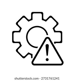 ícone Gerenciamento de riscos ilustração vetorial, Plano estratégico, Fluxo de trabalho, Gerenciamento de projetos, Análise de riscos, ícone de linha da Web Gerenciamento de riscos. Investimento de risco, minimização de perdas, plano, baixo custo, ícones de estrutura de tópicos.