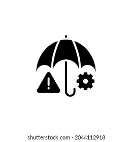 Risk Management icon in vector. Logotype