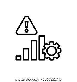 Risk Management icon in vector. Logotype