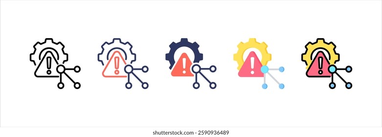 Risk Management Multi Style Icon Set