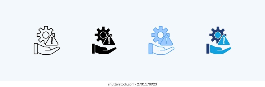 Risikomanagement - Symbol für mehrere Stile