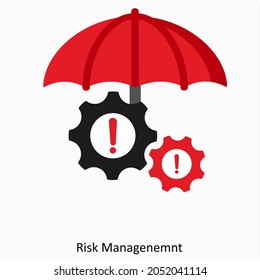 Risk Management Optimization Icon Concept Stock Vector (Royalty Free ...