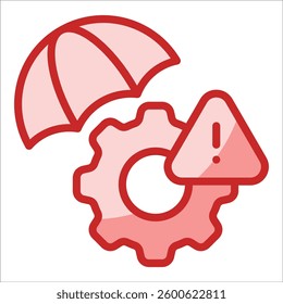 Risk Management Plan Icon Element For Design
