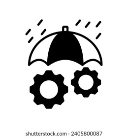 Risk Management in vector. Illustration
