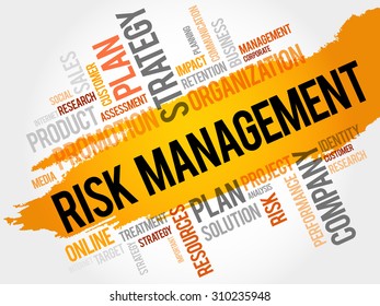 Risk Management Word Cloud Business Concept Stock Vector (Royalty Free ...