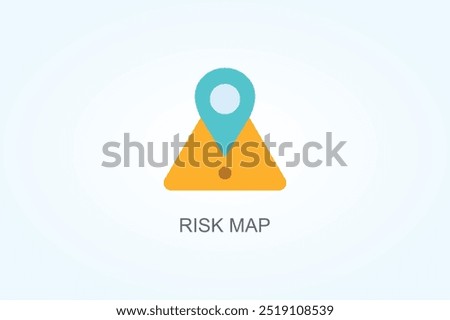 Risk Map Vector Or Logo Sign Symbol Illustration