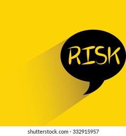 risk message, flat and shadow theme