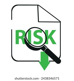 Risk meter icon set. Scale Low, Medium or High risk on speedometer. Risk concept on speedometer. Set of gauges from low to high. Minimum to Maximum. Vector illustration.
