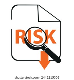 Risk meter icon set. Scale Low, Medium or High risk on speedometer. Risk concept on speedometer. Set of gauges from low to high. Minimum to Maximum. Vector illustration.